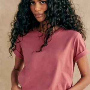 Sezane Conrad rosewood tee